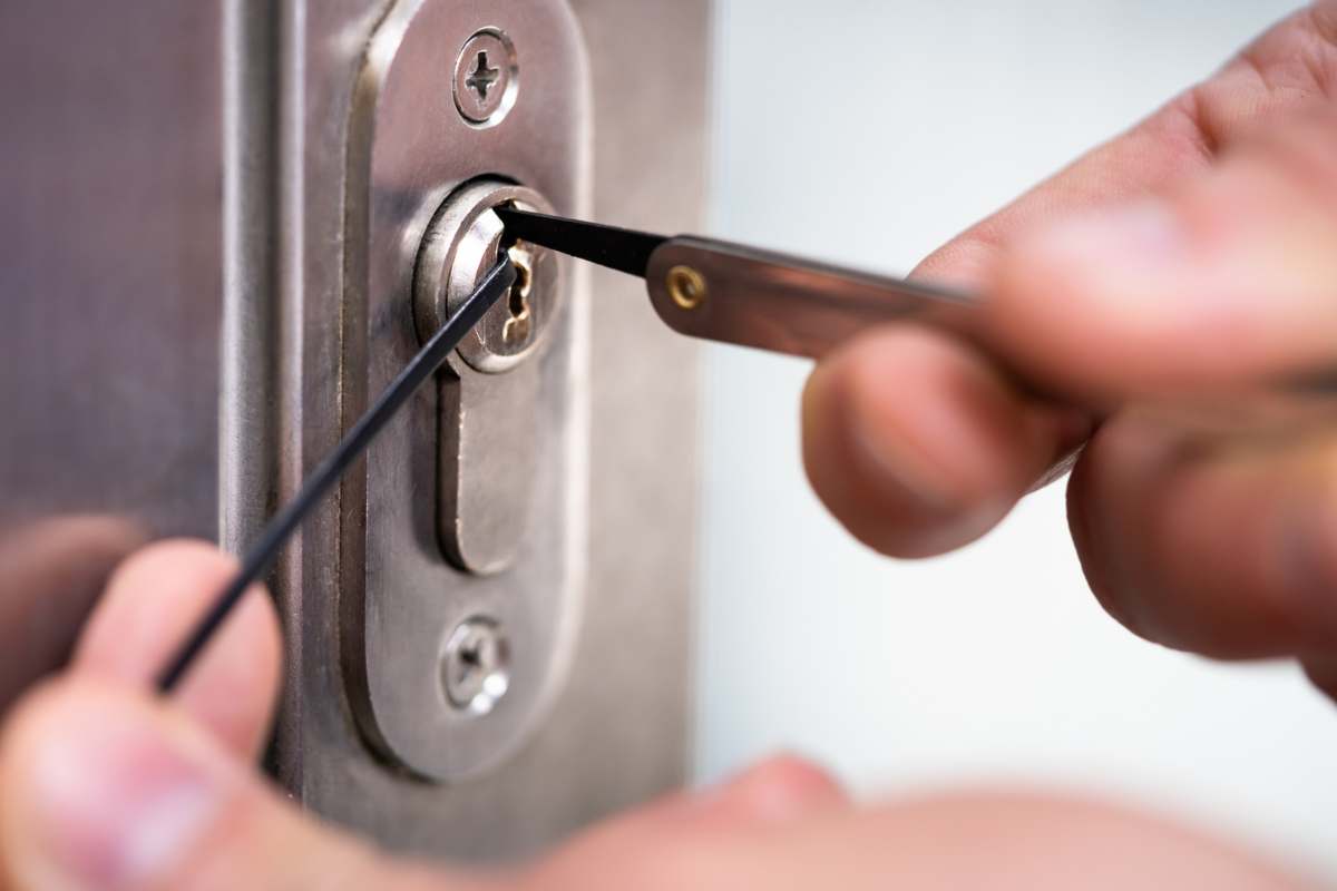 What is a lever tumbler lock?