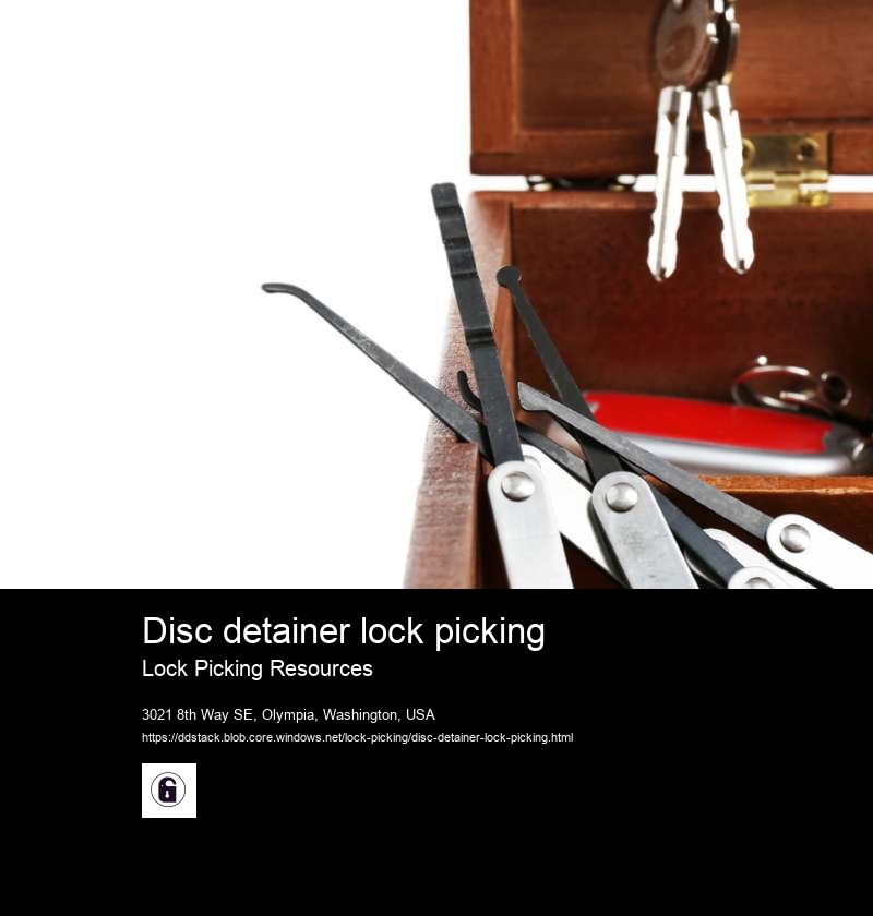 Disc detainer lock picking
