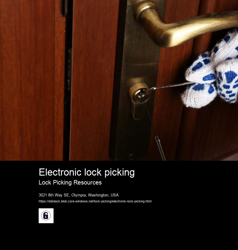 Electronic lock picking