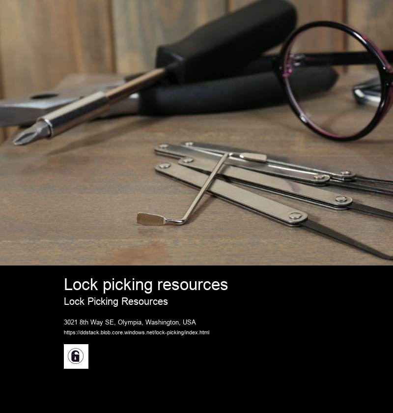 Lock picking resources