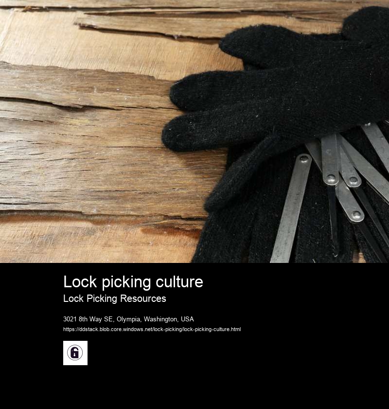 Lock picking culture