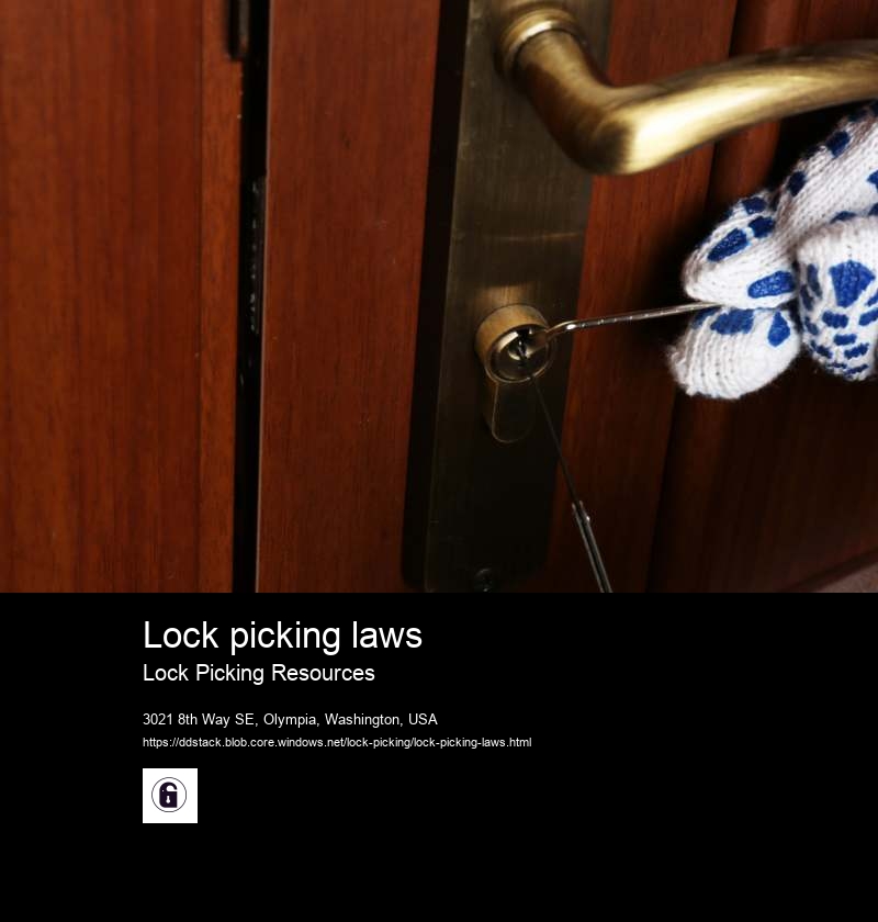 Lock picking laws